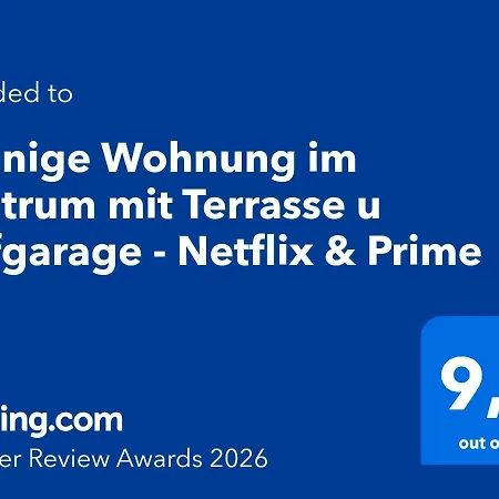 Appartamento Sonnige Im Zentrum Mit Terrasse U Tiefgarage - Netflix & Prime