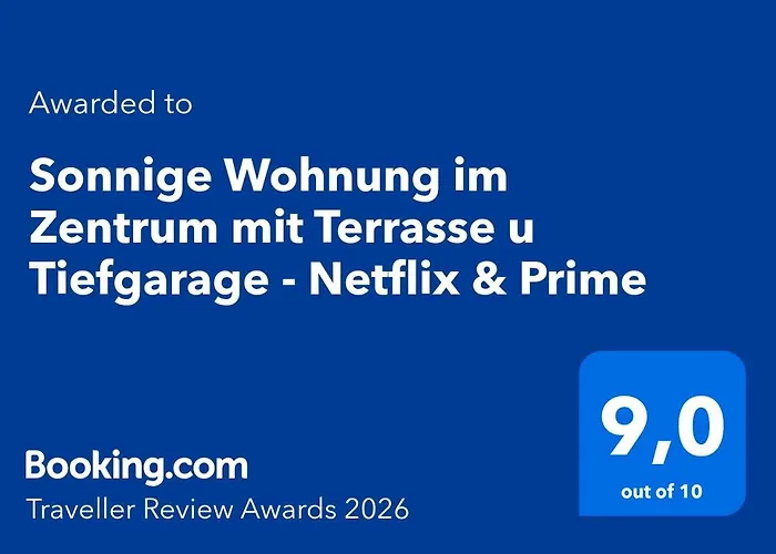 Appartamento Sonnige Im Zentrum Mit Terrasse U Tiefgarage - Netflix & Prime